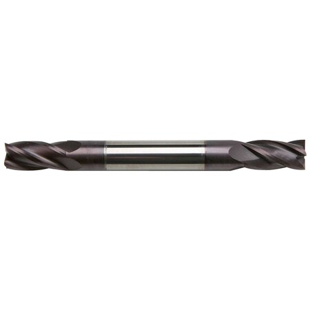 Sowa 7/16" Diameter x 7/16" Shank 4-Flute Stub Length Double End Yellow Series Carbide End Mills 102348